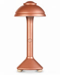 **Technische titel in het Nederlands: Draadloze tafel lamp met dimfunctie in koperkleur**