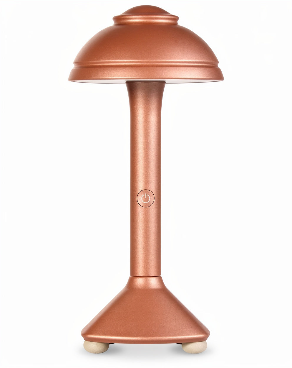 **Technische titel in het Nederlands: Draadloze tafel lamp met dimfunctie in koperkleur**